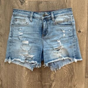 CJLA Revy Distressed Denim Shorts